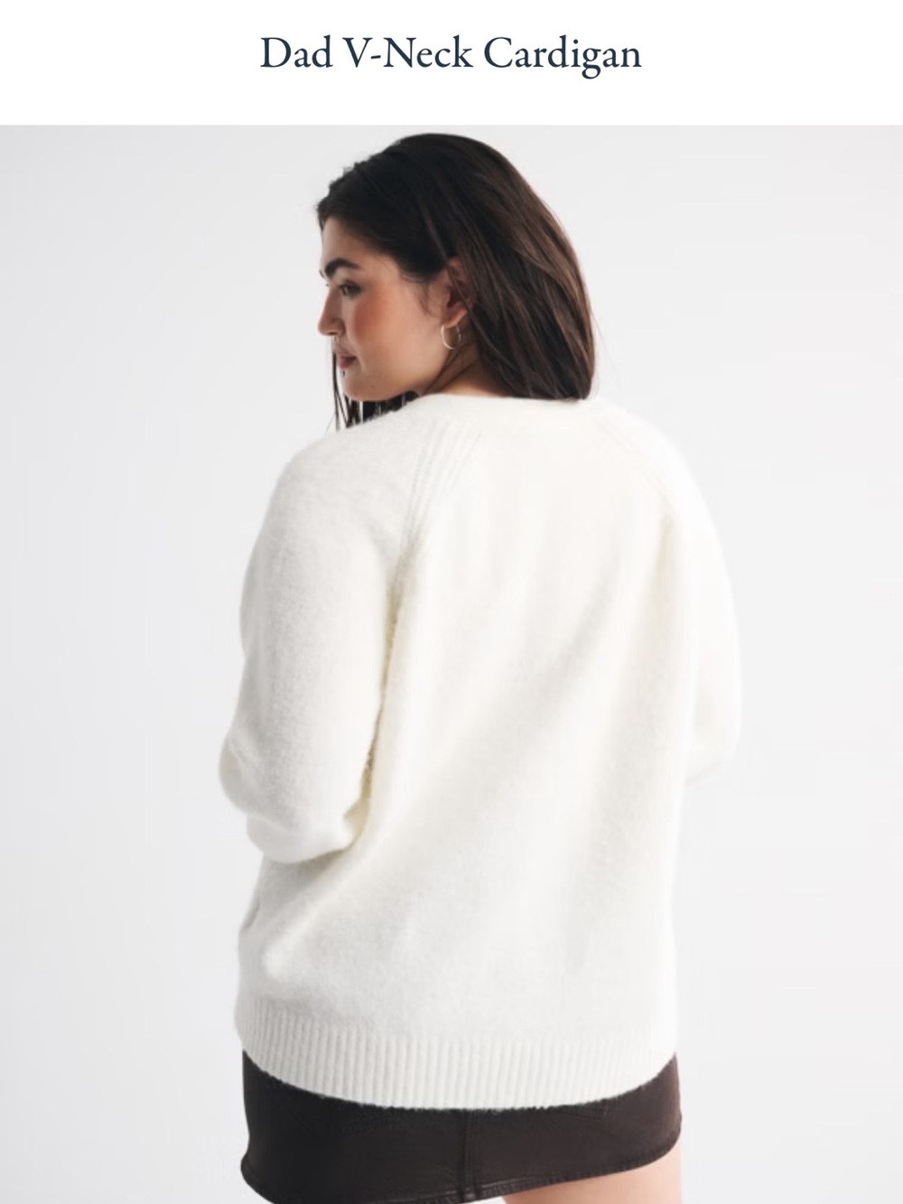 Abercrombie & Fitch Dad V Neck Cardigan - Picture 6 of 6